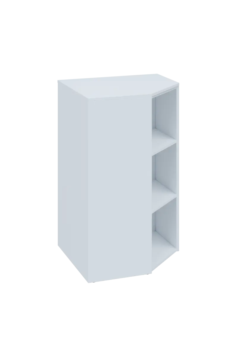 CV 3 - 7 skříň rohová, pravá, 1100x700x700, bílá